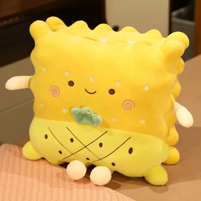 Galleta de peluche lista para trabajar con manta opcional, 15" | 38 centímetros