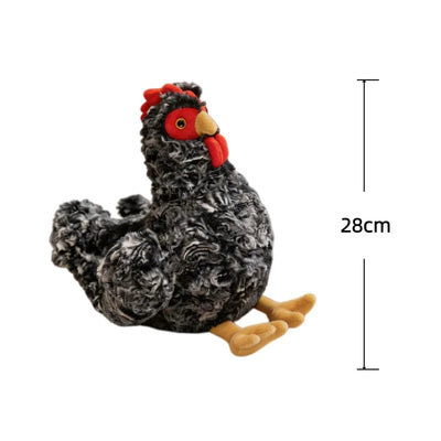 Realistic Chicken & Poultry Plush Collection – Hen, Silkie, Turkey & More