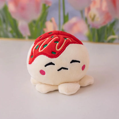 Takoyaki Plushie Set with Zip Lock Storage Boat, 18" | 45 cm