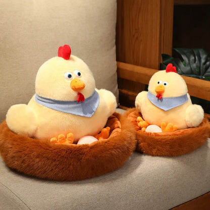 Hen & Nest Plushie Set, 12-15" | 30-38 cm