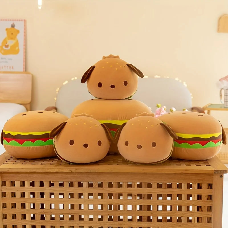 Plüsch-Hamburger-Hund, 33-40 cm | 33-40 cm