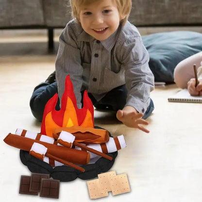 Plushie S'mores Campfire Play Set, 16" | 40 cm