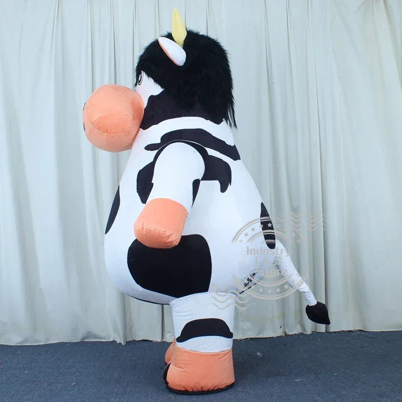 Premium Inflatable Dairy Cow Costume – Customizable Colors