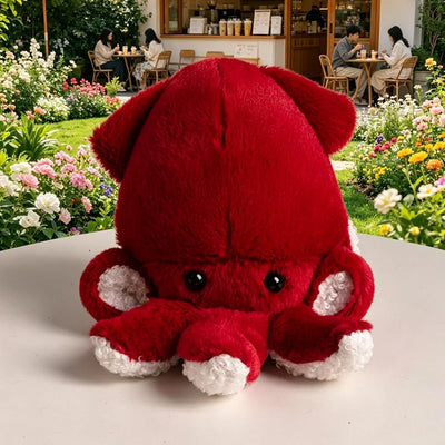 Mini Squid Plush Keychain | Kawaii Aquatic Bag Charm
