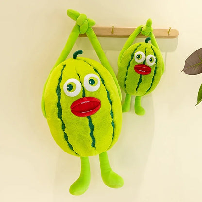 Funny Watermelon Plushie, 12-28" | 32-70 cm