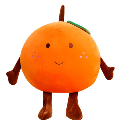 Squishy Citrus Plush Pillows – Lemon, Orange & Grapefruit, 16-20" | 40-50 cm