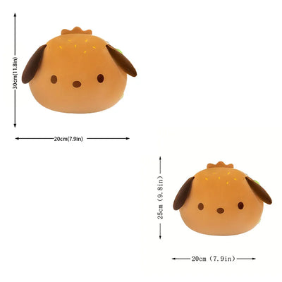 Plüsch-Hamburger-Hund, 33-40 cm | 33-40 cm