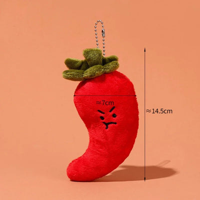 Plushie Cartoon Food Keychain, 20 Varieties