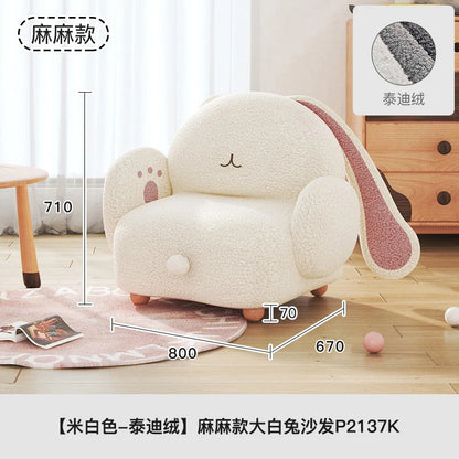 Adorable Rabbit Plushie Chair for Kids, 24"-31" | 60-71 cm