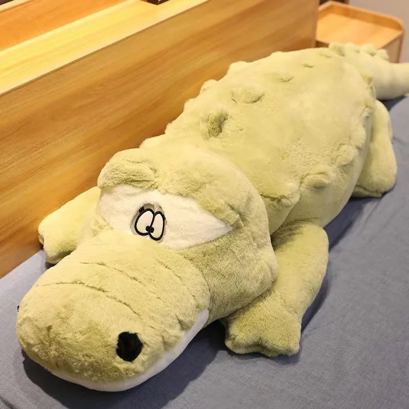 Giant 10-Foot Crocodile Plushie - WITH STUFFING - 1.7-3 meters long