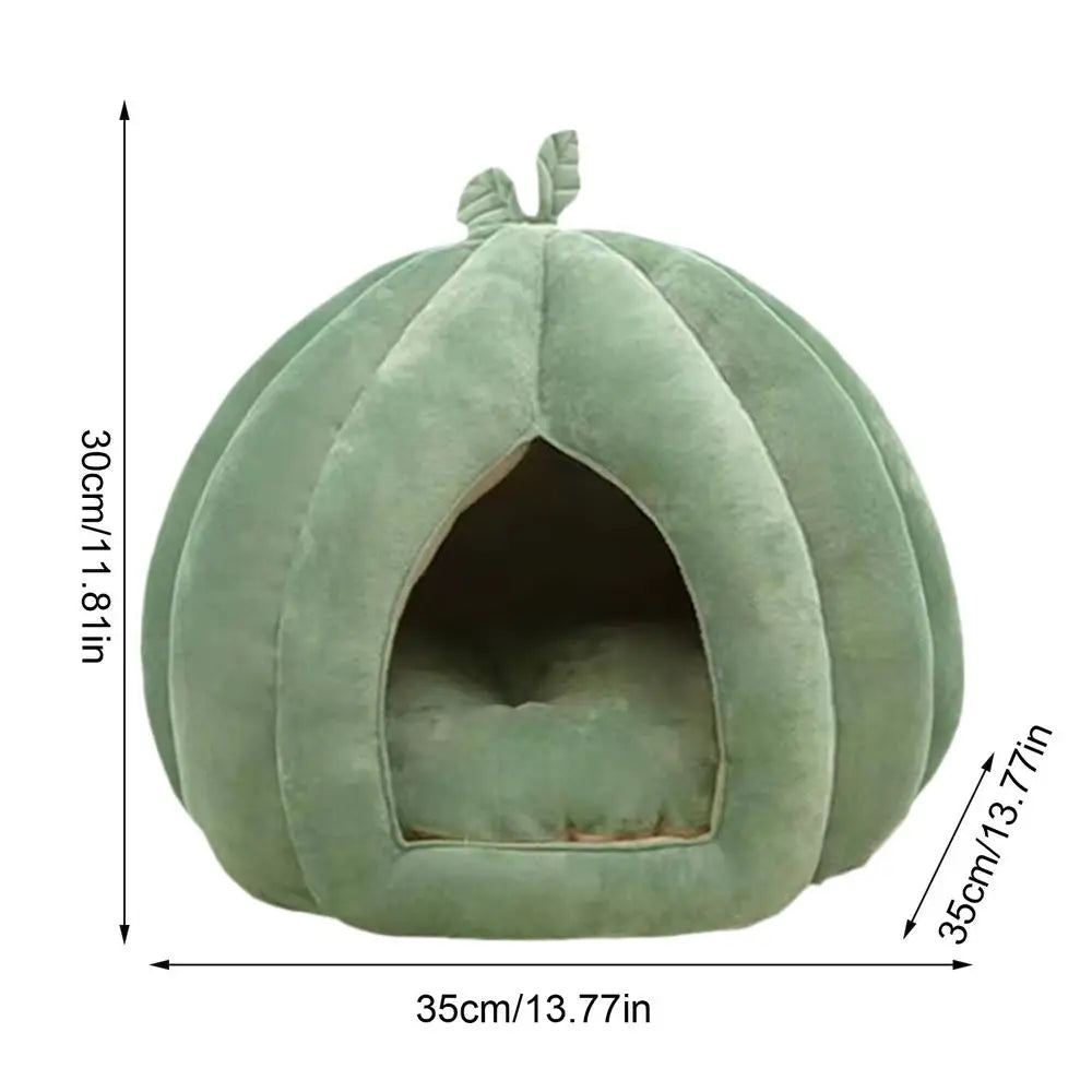 Cama Vegetal de Pelúcia para Gato/Cachorro, Três Cores, para pets de até 15 lbs