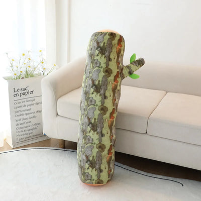 Peluche Tronc d'Arbre Réaliste, Deux Couleurs, 18-33" | 45-85 cm
