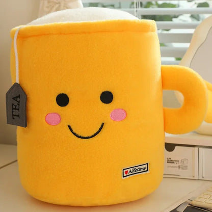 Cup of Tea Plushie, Three Colors, 13" | 34 cm