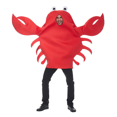 Adult Crab Inflatable Costume | Halloween & Party Fancy Dress Jumpsuit | soft stuffed plushie | view 7