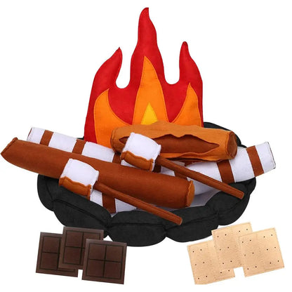 Set de Juego de Fogata de S'mores de Peluche, 16" | 40 centímetros