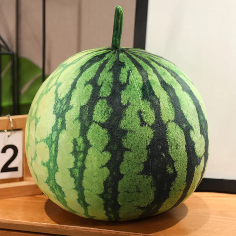 Plushie Realistic Watermelon, 3-14" | 8-35 cm