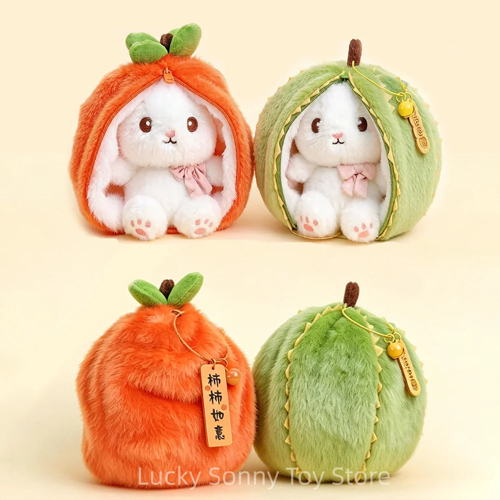 Fruit Bunny Plush Toys – 6 Styles, 5" | 13 cm