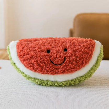 Fruits et légumes en peluche Fuzzy, 9 variétés, 6-11" | 16-28 cm