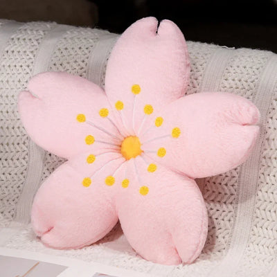Cherry Blossom Plush Floor Cushion – Sakura Tatami Pillow, 6-47" | 15-120 cm