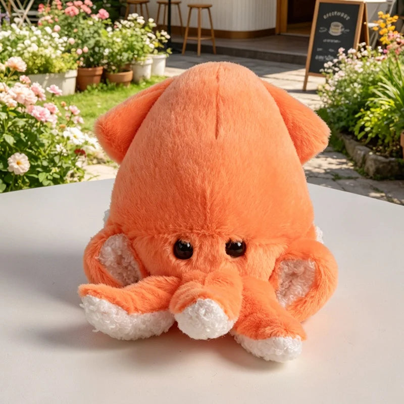 Mini Squid Plush Keychain | Kawaii Aquatic Bag Charm