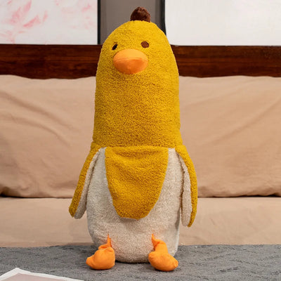 Banana Duck Plush Doll – Cute Funny Animal Pillow, 20-35" | 50-90 cm