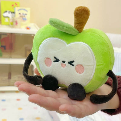 Squishy Apple Plush Pillow – Soft Stuffed Fruit Toy, Three Sizes