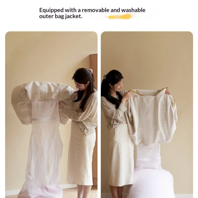 Cozy Bunny Children's Reading Chair with Carrot Pillow Plushie