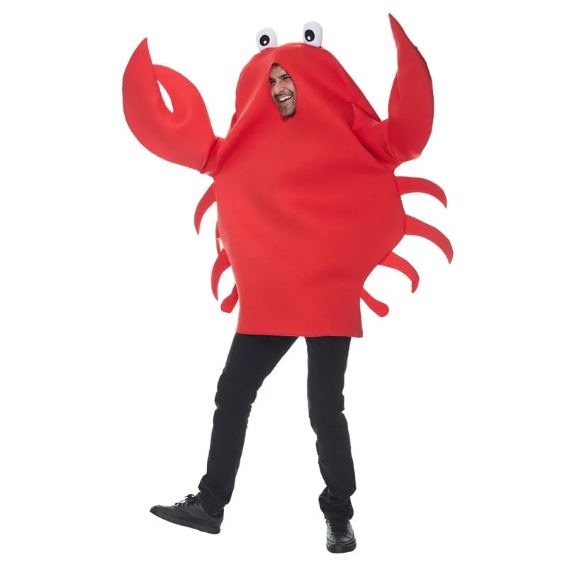 Adult Crab Inflatable Costume | Halloween & Party Fancy Dress Jumpsuit