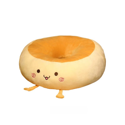 Coussin en peluche Kawaii Bagel, 15" | 38 cm