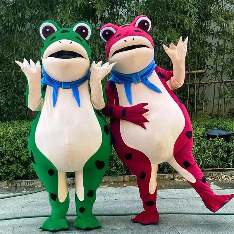 High Fidelity Inflatable Frog Costume – Green or Red