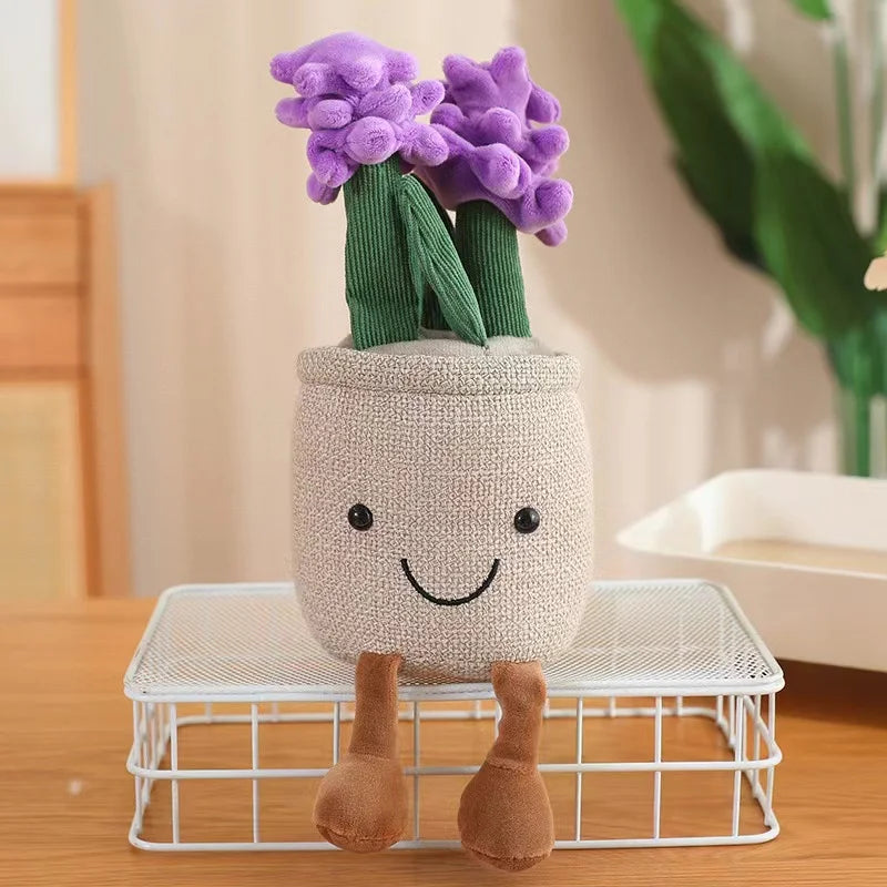 Hyacinth Flower Plushie, 14" | 35 cm