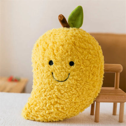 Fruits et légumes en peluche Fuzzy, 9 variétés, 6-11" | 16-28 cm