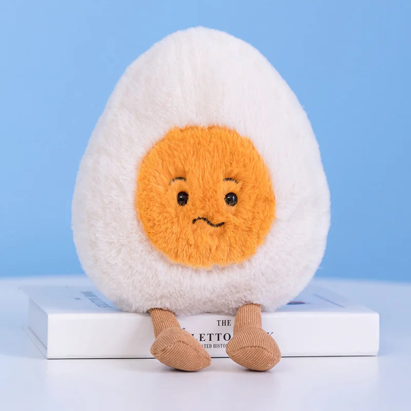 Cartoon Egg, Toast & Bread Plush Doll | Breakfast Food Stuffed Toy Set