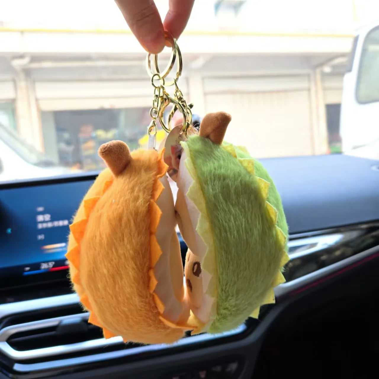Giant Durian Decompression Plush Toy – Tearable Soft Fruit Doll