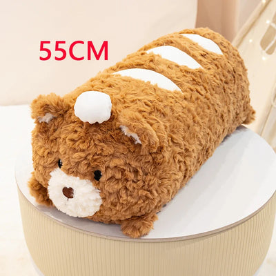 Simulation Cake Bear Plush Doll – Soft Kawaii Brown Bear Sleeping Pillow