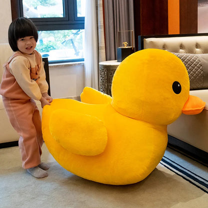 Juguete de peluche de pato gigante amarillo, 8-28" | 20-70 centímetros