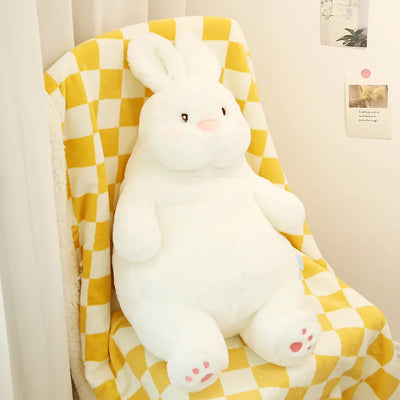 Giant Lazy Bunny Plush Doll – Soft Baby Sleep Pillow, Up to 24" | 60 cm
