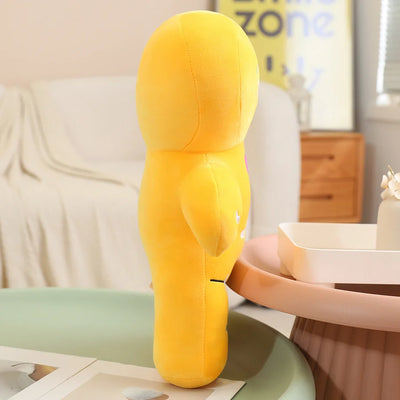 Grande peluche di biscotto di pan di zenzero con bastoncino di zucchero, 17-24" | 42-60 centimetri