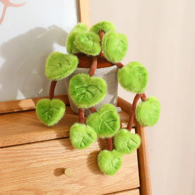 Kawaii Hanging Vine Plush Potted Plant, 6" | 15 cm
