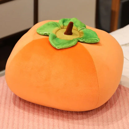 Realistic Persimmon Plushie, Two Colors, 12-16" | 30-40 cm