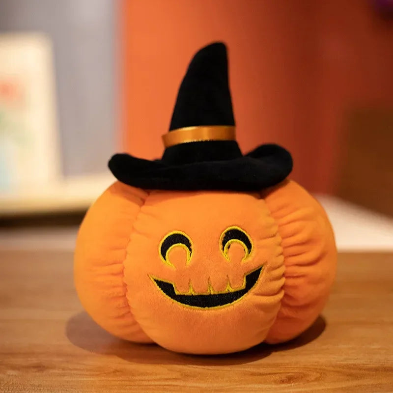 Plushie Halloween Abóbora de Jack-O-Lantern Plushie, 12 Designs, 8-28" | 20-70 cm