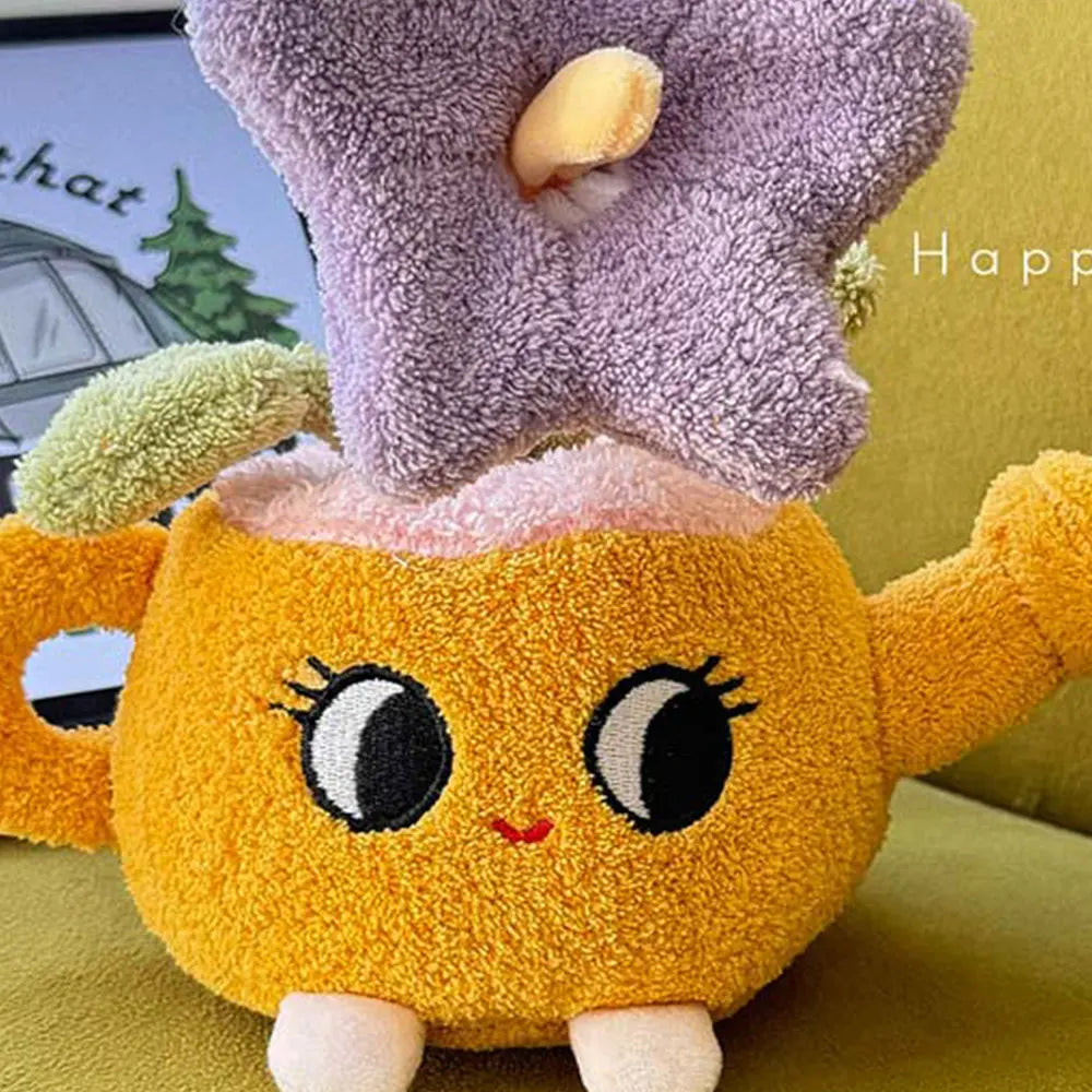 Morning Glory Potted Plush | Kawaii Climbing Flower Desk Toy