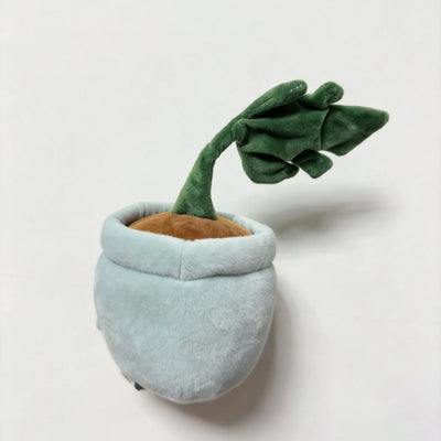Monstera Leaf Potted Plush | Kawaii Swiss Cheese Plant Desk Toy