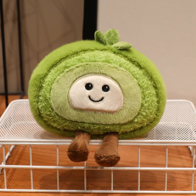 Kawaii Swiss Roll Plush Pillow | Stuffed Dessert Log Cake Toy, 4x6\" | 10x15 cm