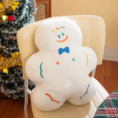 Grande peluche di biscotto di pan di zenzero con bastoncino di zucchero, 17-24" | 42-60 centimetri