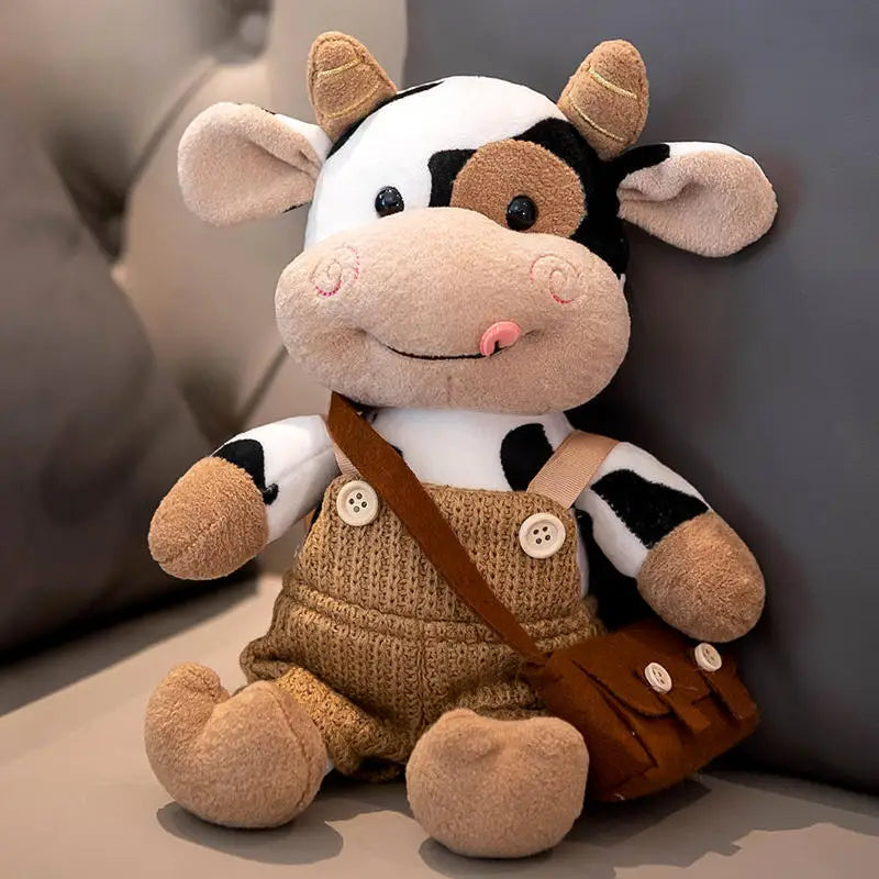 Vaca lechera de peluche sentada, 1-2.5 pies | 30-75 centímetros