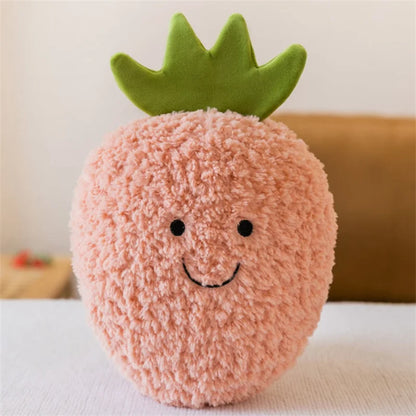 Fruits et légumes en peluche Fuzzy, 9 variétés, 6-11" | 16-28 cm