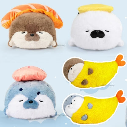 Sushi Otter Plushie, 14" | 35 cm