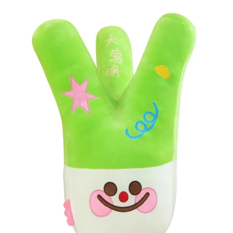 Scallion Green Onion Long Plush Body Pillow, 16-24" | 40-60 cm