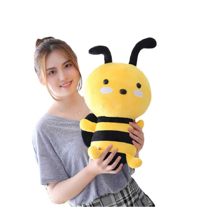 Peluche de Abeja de Caricatura Kawaii, 8" | 20 centímetros